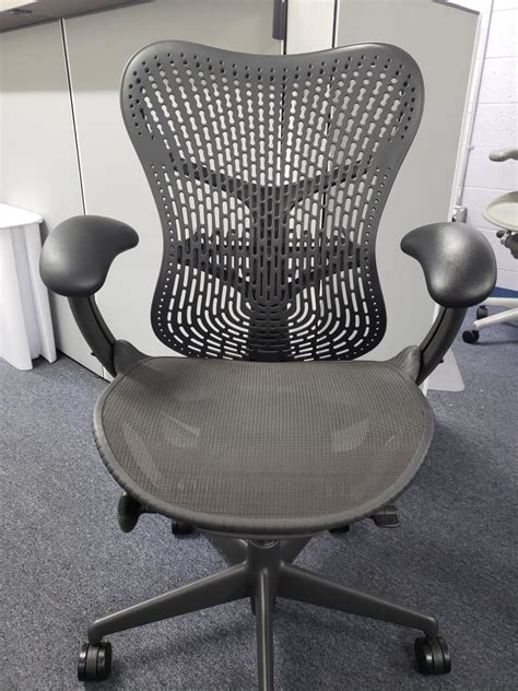 herman miller mirra chair refurbished.